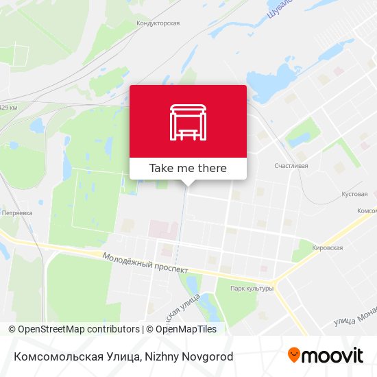 Комсомольская Улица map