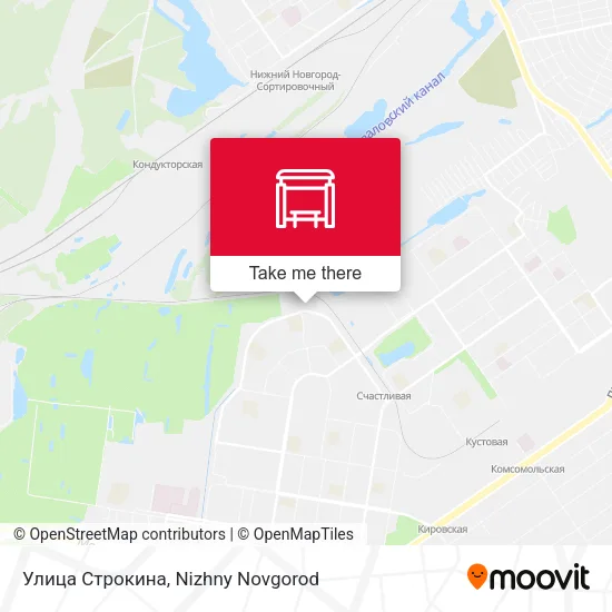 Улица Строкина map