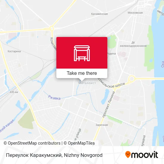 Переулок Каракумский map
