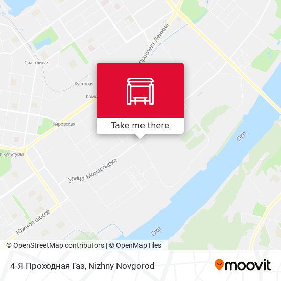 4-Я Проходная Газ map