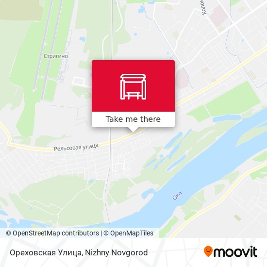 Ореховская Улица map