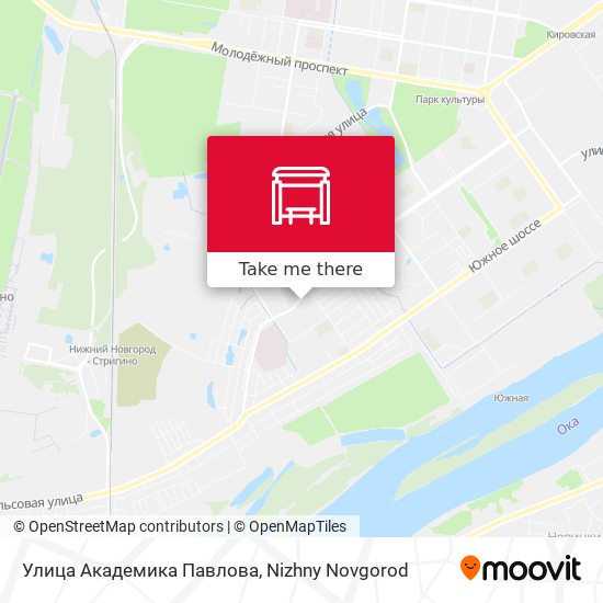 Улица Академика Павлова map
