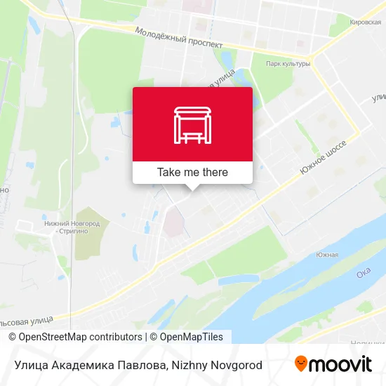 Улица Академика Павлова map