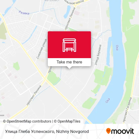 Улица Глеба Успенского map