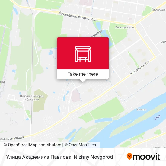 Улица Академика Павлова map