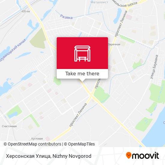 Херсонская Улица map