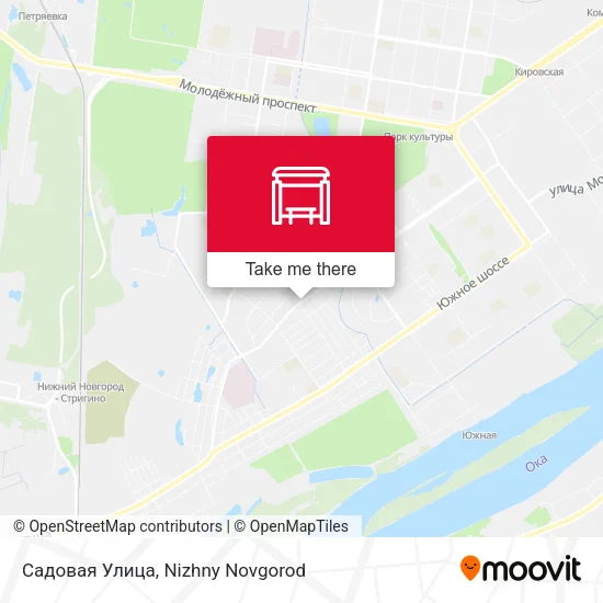 Садовая Улица map