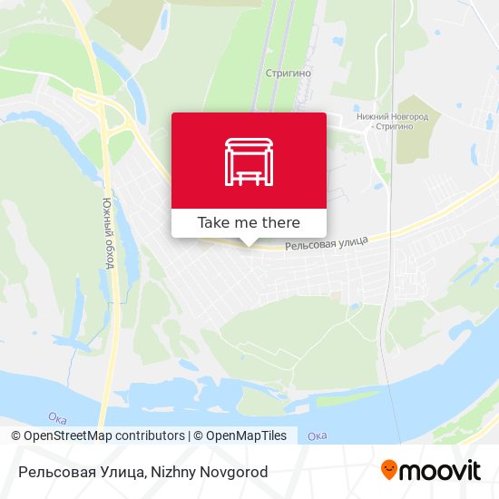 Рельсовая Улица map