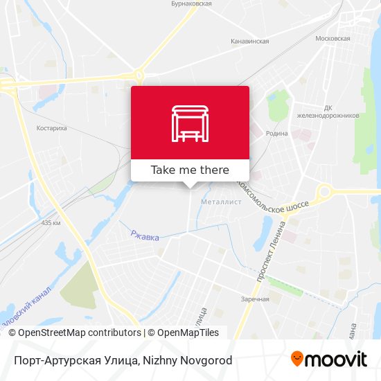 Порт-Артурская Улица map