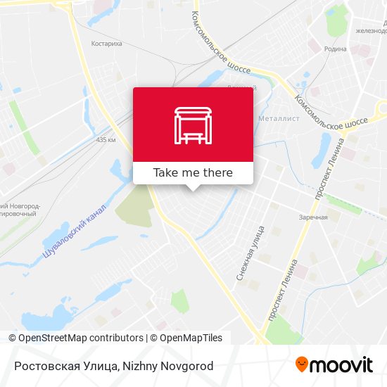Ростовская Улица map