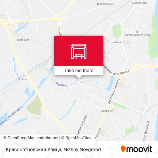 Красноэтновская Улица map