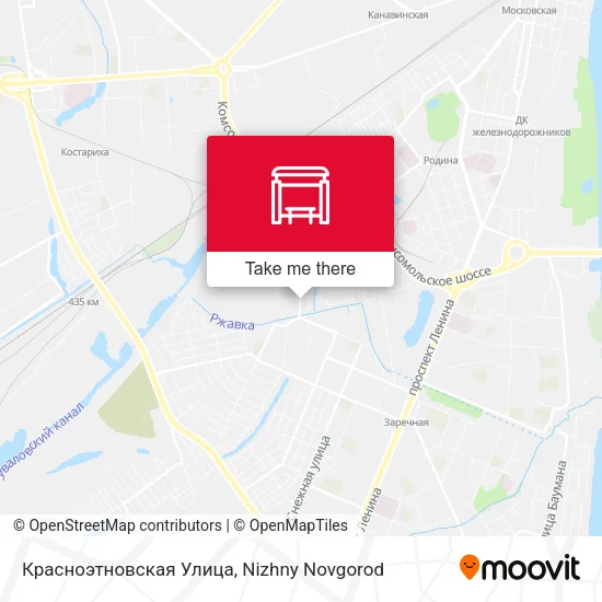 Красноэтновская Улица map