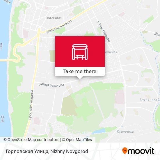 Горловская Улица map