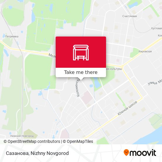 Сазанова map