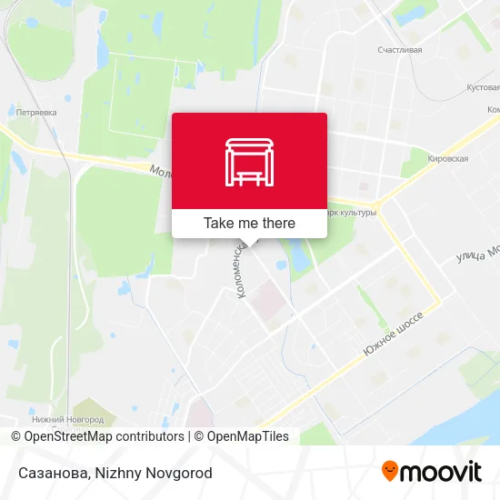 Сазанова map