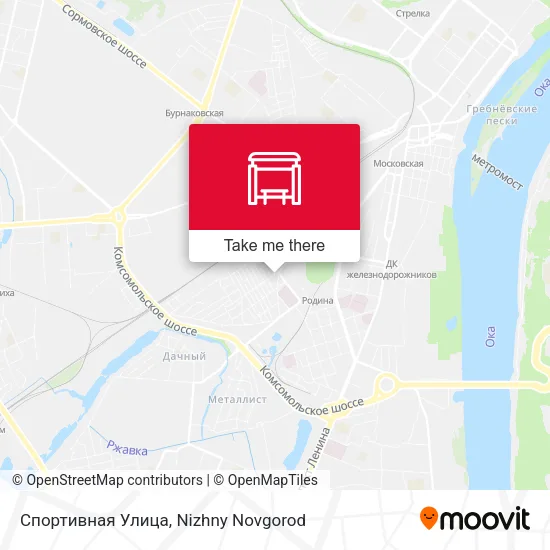 Спортивная Улица map