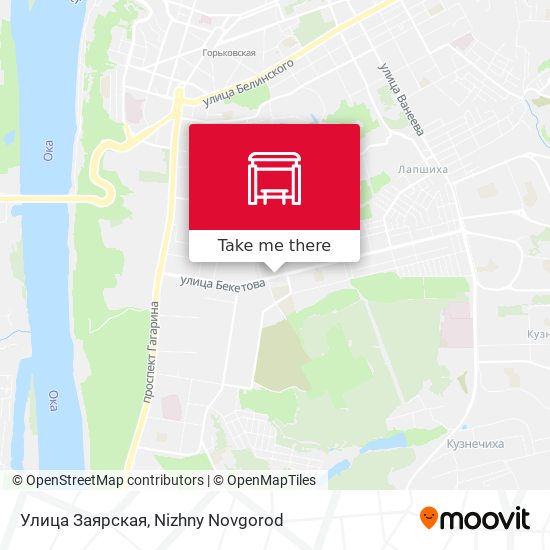 Улица Заярская map