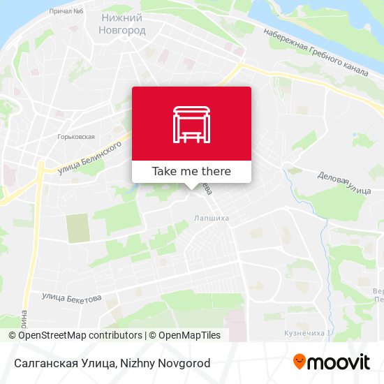 Салганская Улица map