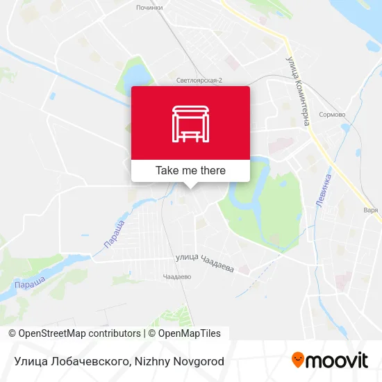 Улица Лобачевского map