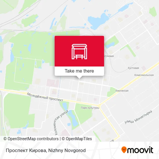 Проспект Кирова map