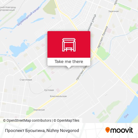 Проспект Бусыгина map