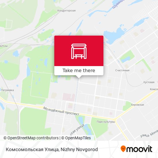 Комсомольская Улица map