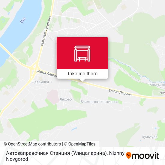 Автозаправочная Станция (Улицаларина) map