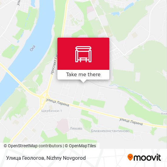 Улица Геологов map