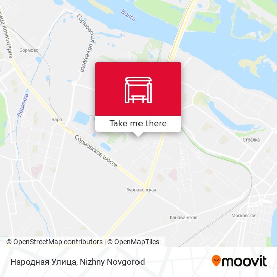 Народная Улица map