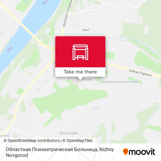 Областная Психиатрическая Больница map