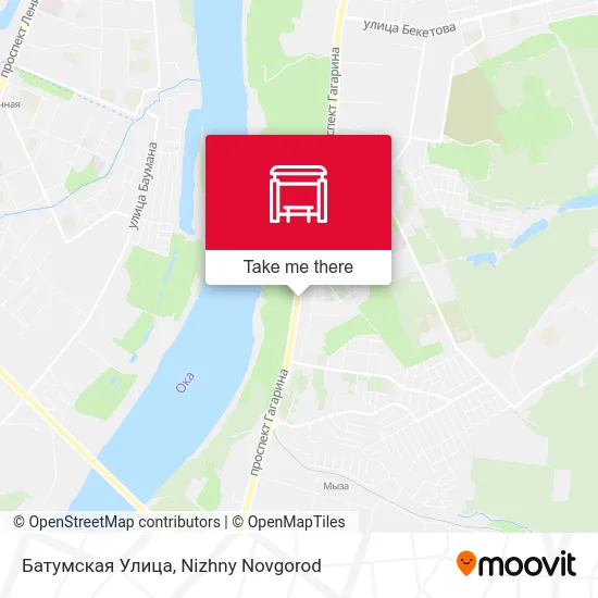 Батумская Улица map