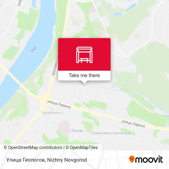 Улица Геологов map