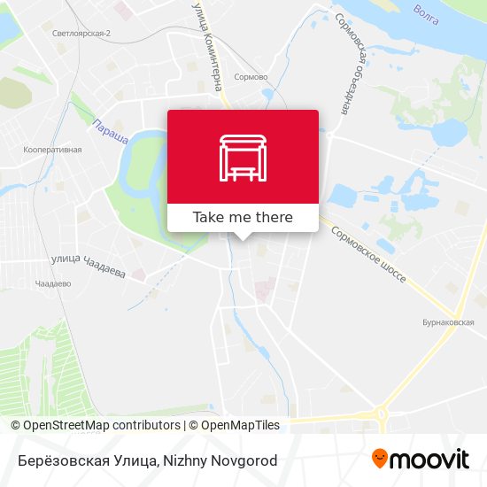 Берёзовская Улица map