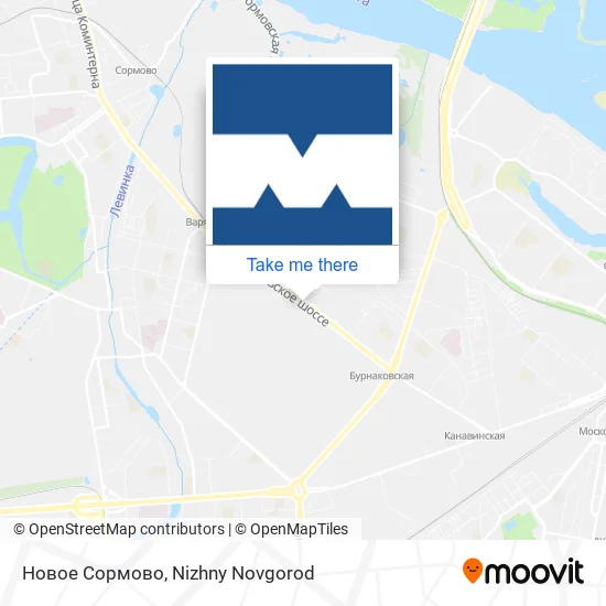Новое Сормово map
