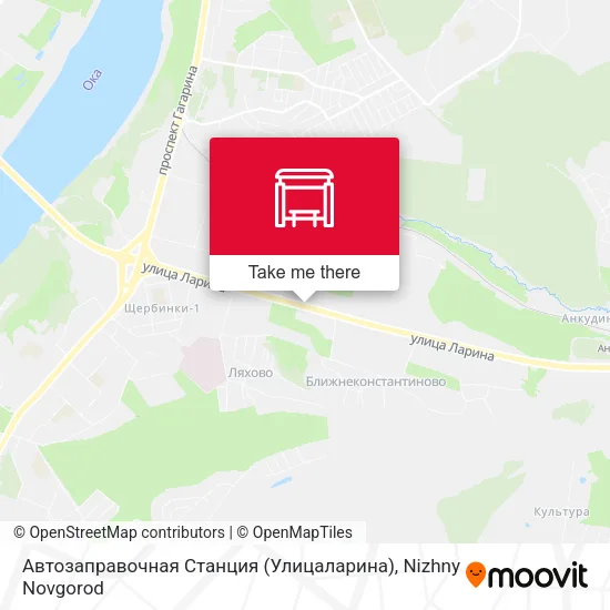 Автозаправочная Станция (Улицаларина) map