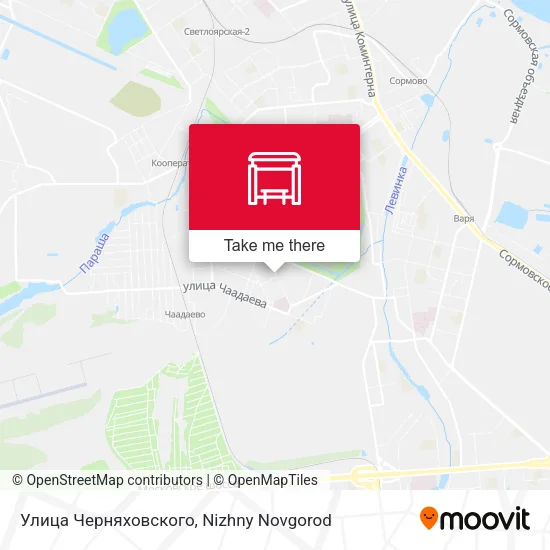 Улица Черняховского map