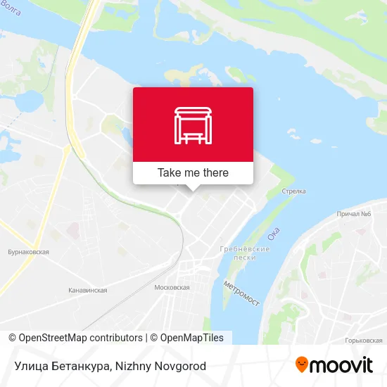 Улица Бетанкура map