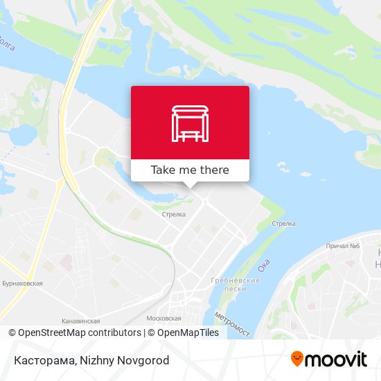 Касторама map