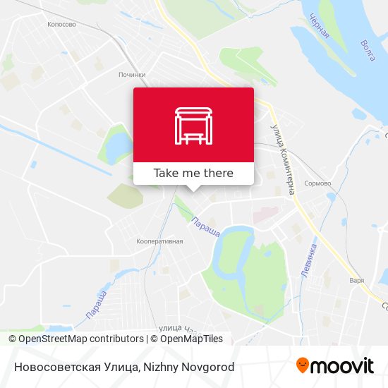 Новосоветская Улица map