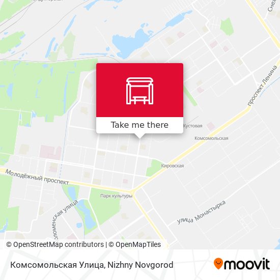 Комсомольская Улица map