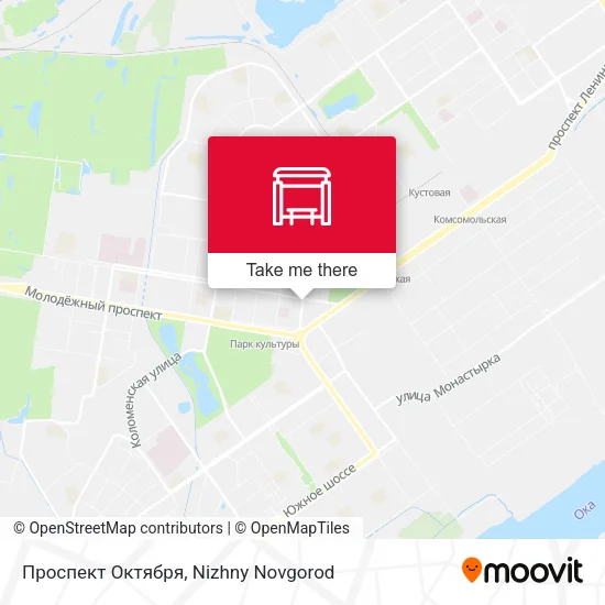 Проспект Октября map