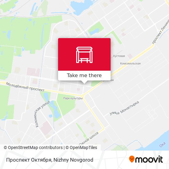 Проспект Октября map