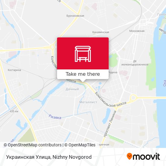 Украинская Улица map