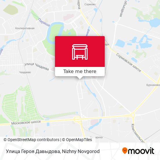 Улица Героя Давыдова map
