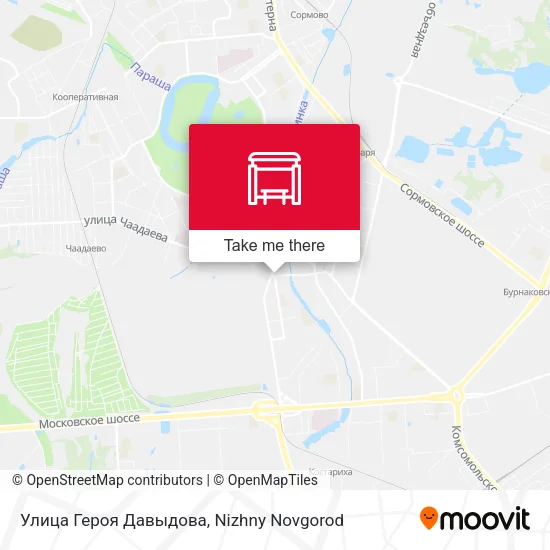 Улица Героя Давыдова map