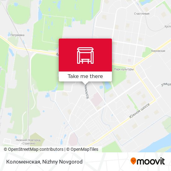 Коломенская map