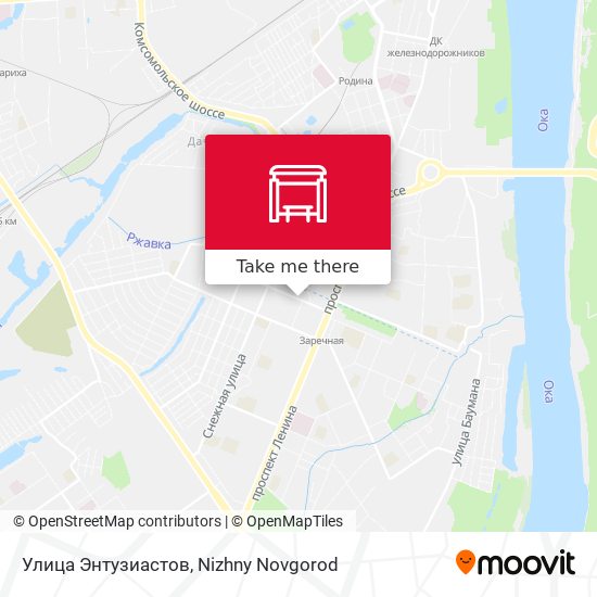 Улица Энтузиастов map