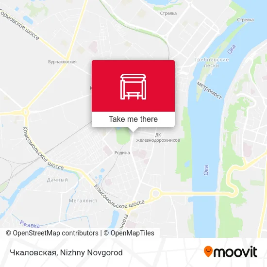 Чкаловская map