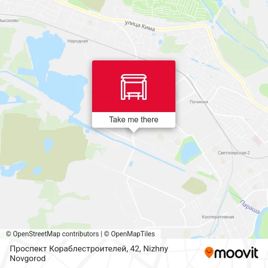 Проспект Кораблестроителей, 42 map