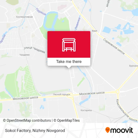 Sokol Factory map